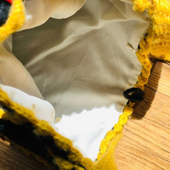 Super Beautiful 100% Wool Flower Embroidered Tote💐🌺🌷🌻 - Picture 10 of 10